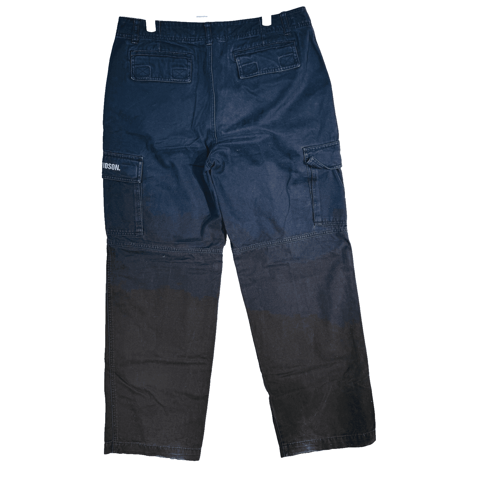 Harley-Davidson Jeans Mens 34x28 Black Dark Wash Straight Relaxed Denim Zip Fly - Thumbnail 8