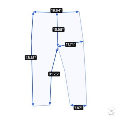 Levis 505 Jeans Mens 38x32 Blue Light Wash Straight Denim Zip Fly Regular Fit - Thumbnail 12