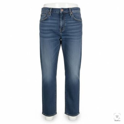 Lucky Brand 221 Straight Jeans Mens 34x30 Blue Medium Wash Denim Zip Fly - Image 1