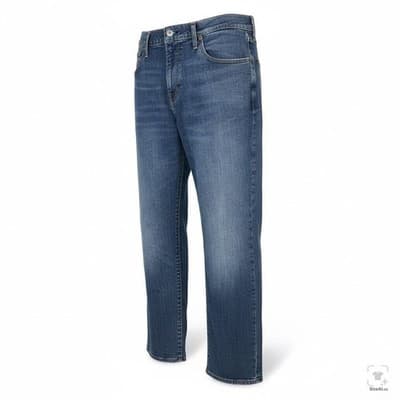 Lucky Brand 221 Straight Jeans Mens 34x30 Blue Medium Wash Denim Zip Fly - Thumbnail 3