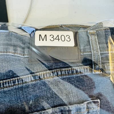 Lucky Brand 221 Straight Jeans Mens 34x30 Blue Medium Wash Denim Zip Fly - Thumbnail 17