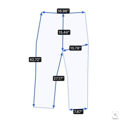 Lucky Brand 221 Original Straight Jeans Mens 32x27 Blue Medium Wash Button Fly - Thumbnail 17