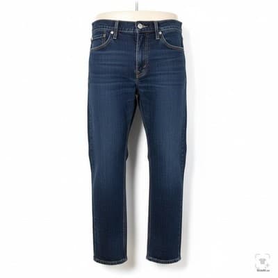 Levis 511 Jeans Mens 32x30 Blue Dark Wash Slim Tapered Stretch Denim Zip Fly - Image 1