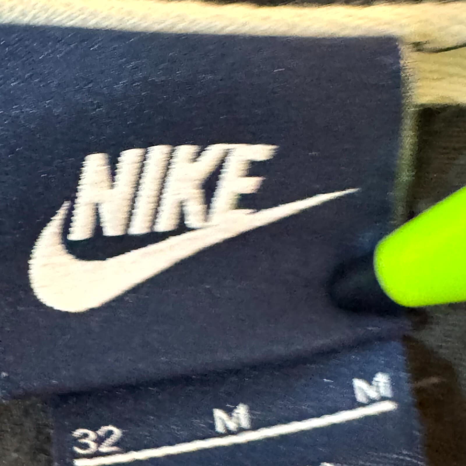 Nike Men's Cargo Shorts 32 Dark Gray Cotton Swoosh Pocket Mid Rise - Thumbnail 10