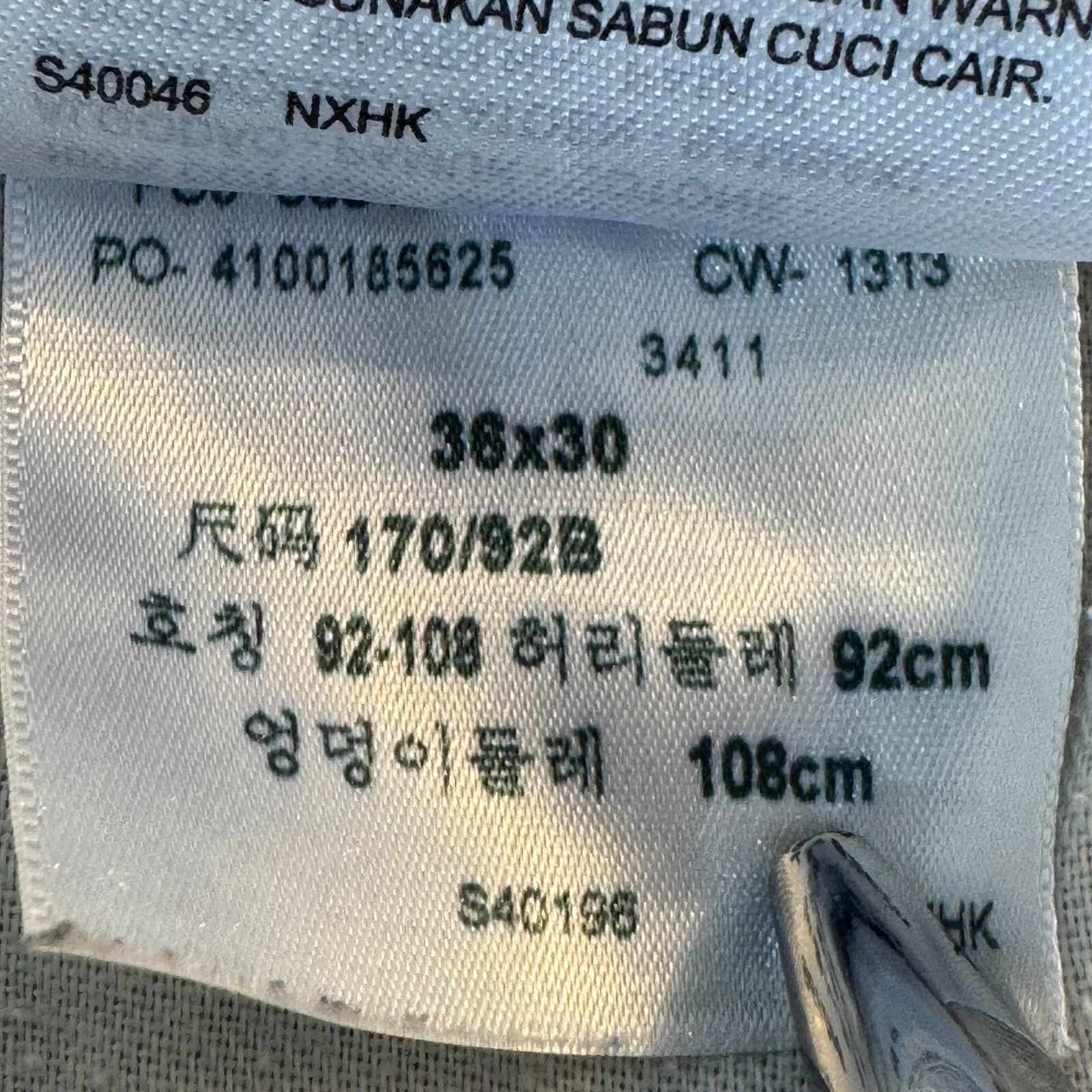 Levi’s 514 Men’s Jeans 36x30 Beige Denim 100% Cotton Mid-Rise Straight Leg - Thumbnail 11