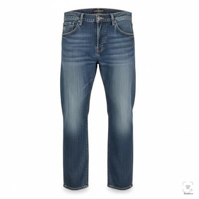 Lucky Brand 221 Original Straight Jeans Mens 32x27 Blue Medium Wash Button Fly - Image 1