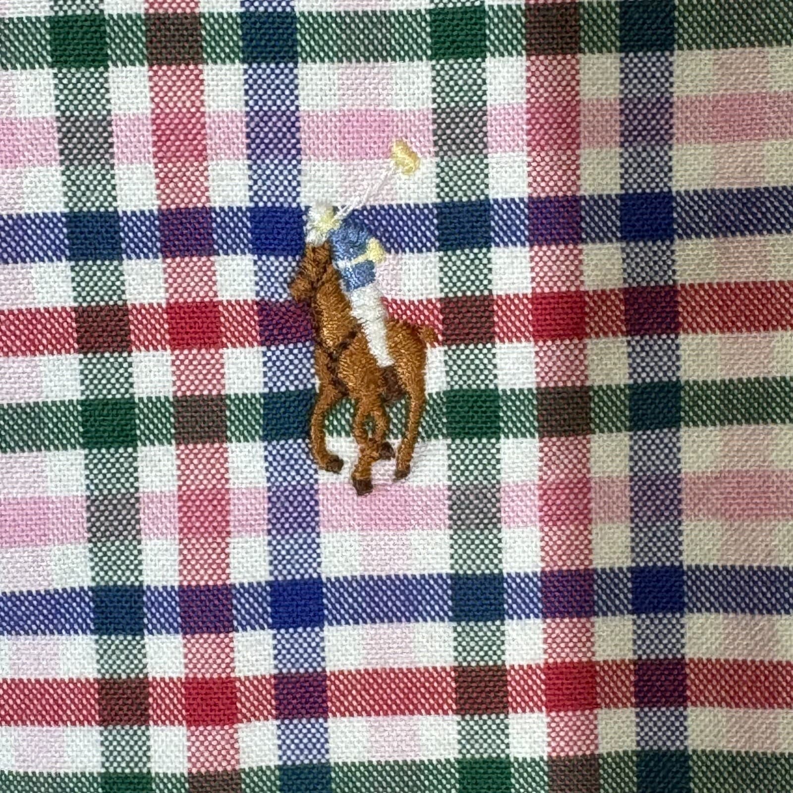 Ralph Lauren Polo Men’s XL Red & Black Plaid Cotton Shirt – Long‑Sleeve Casual - Thumbnail 14