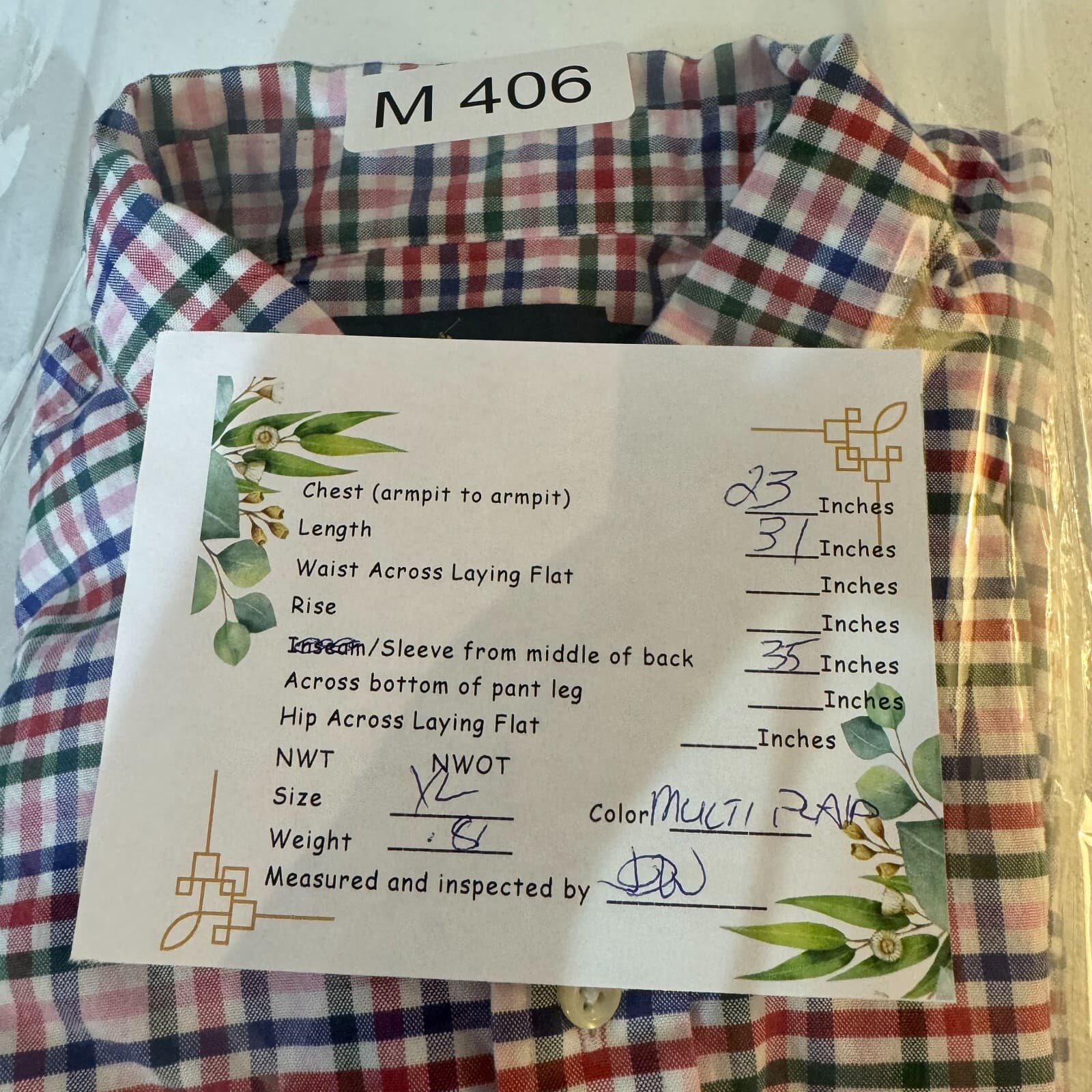 Ralph Lauren Polo Men’s XL Red & Black Plaid Cotton Shirt – Long‑Sleeve Casual - Thumbnail 15