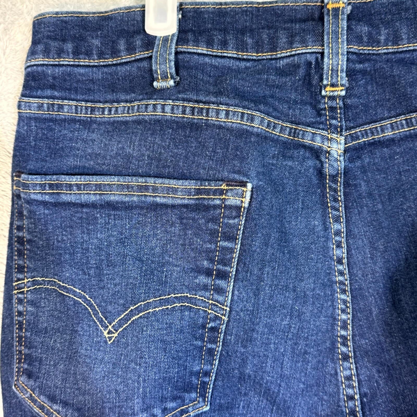 Levi’s 519 Men’s Jeans 38x34 Blue Denim Mid-Rise Straight Leg Regular Fit - Thumbnail 6