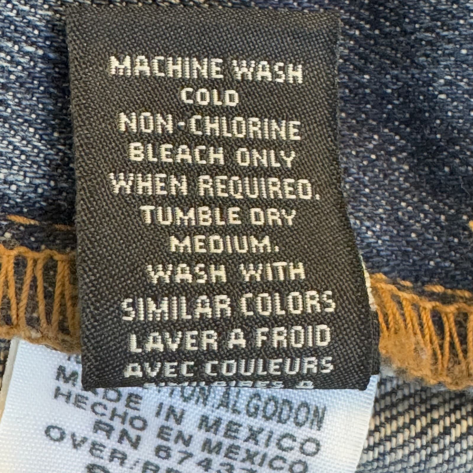 Polo Jeans Company Women’s Jeans 12x32 Blue Denim Mid-Rise Straight Leg - Thumbnail 13