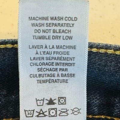 Lucky Brand 221 Original Straight Jeans Mens 32x27 Blue Medium Wash Button Fly - Thumbnail 14