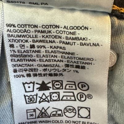 Levis 510 Jeans Mens 30x30 (30x29) Dark Wash Blue Skinny Slim Stretch Denim - Thumbnail 6