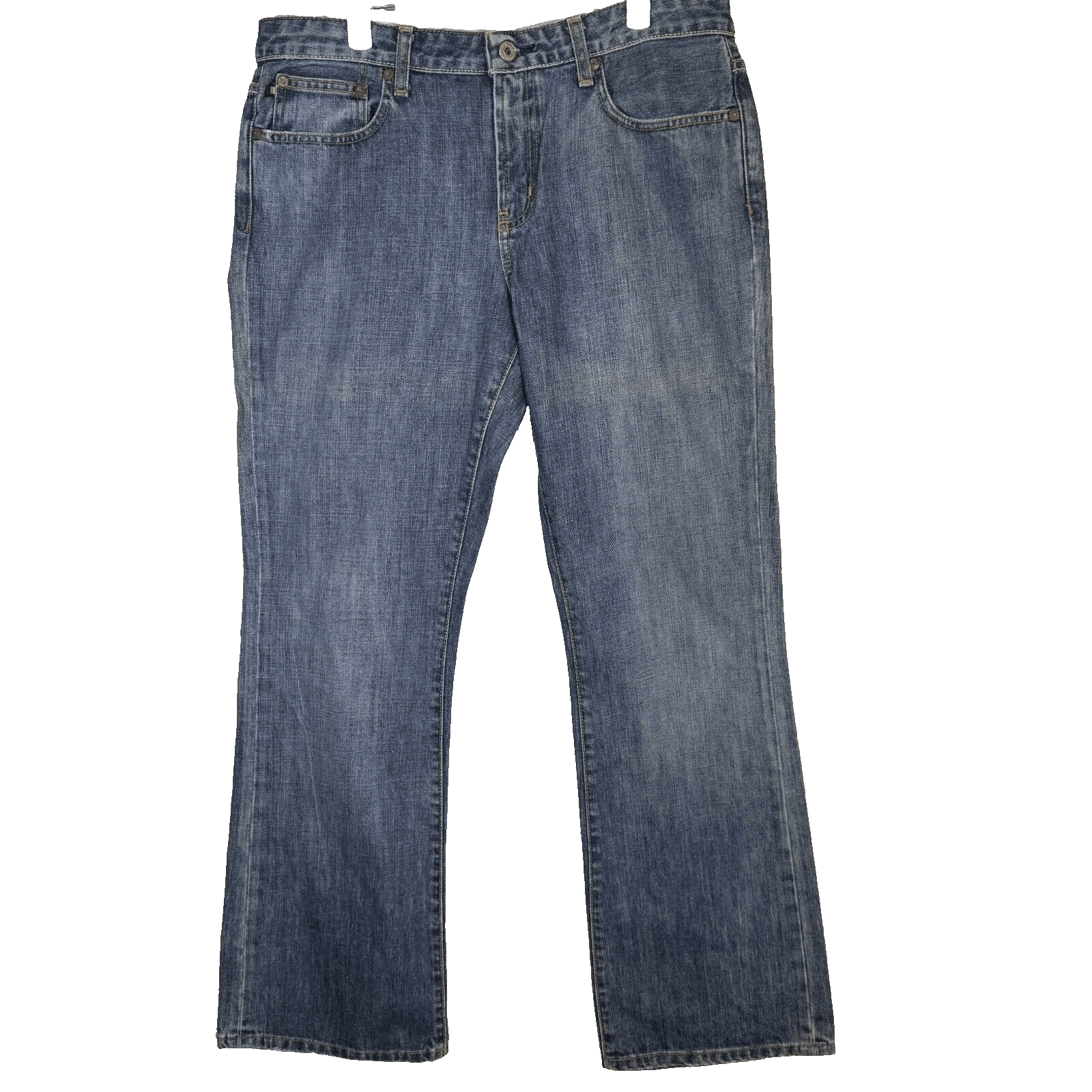 Polo Jeans Company Women’s Jeans 12x32 Blue Denim Mid-Rise Straight Leg - Image 1