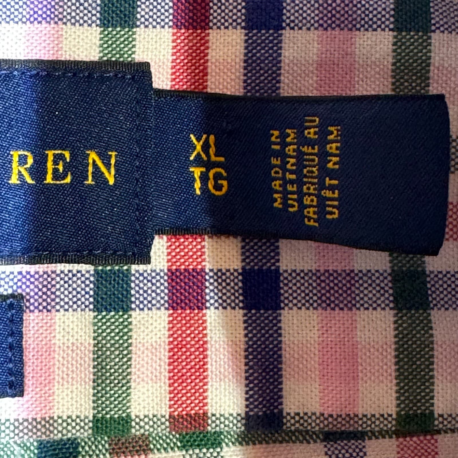 Ralph Lauren Polo Men’s XL Red & Black Plaid Cotton Shirt – Long‑Sleeve Casual - Thumbnail 12