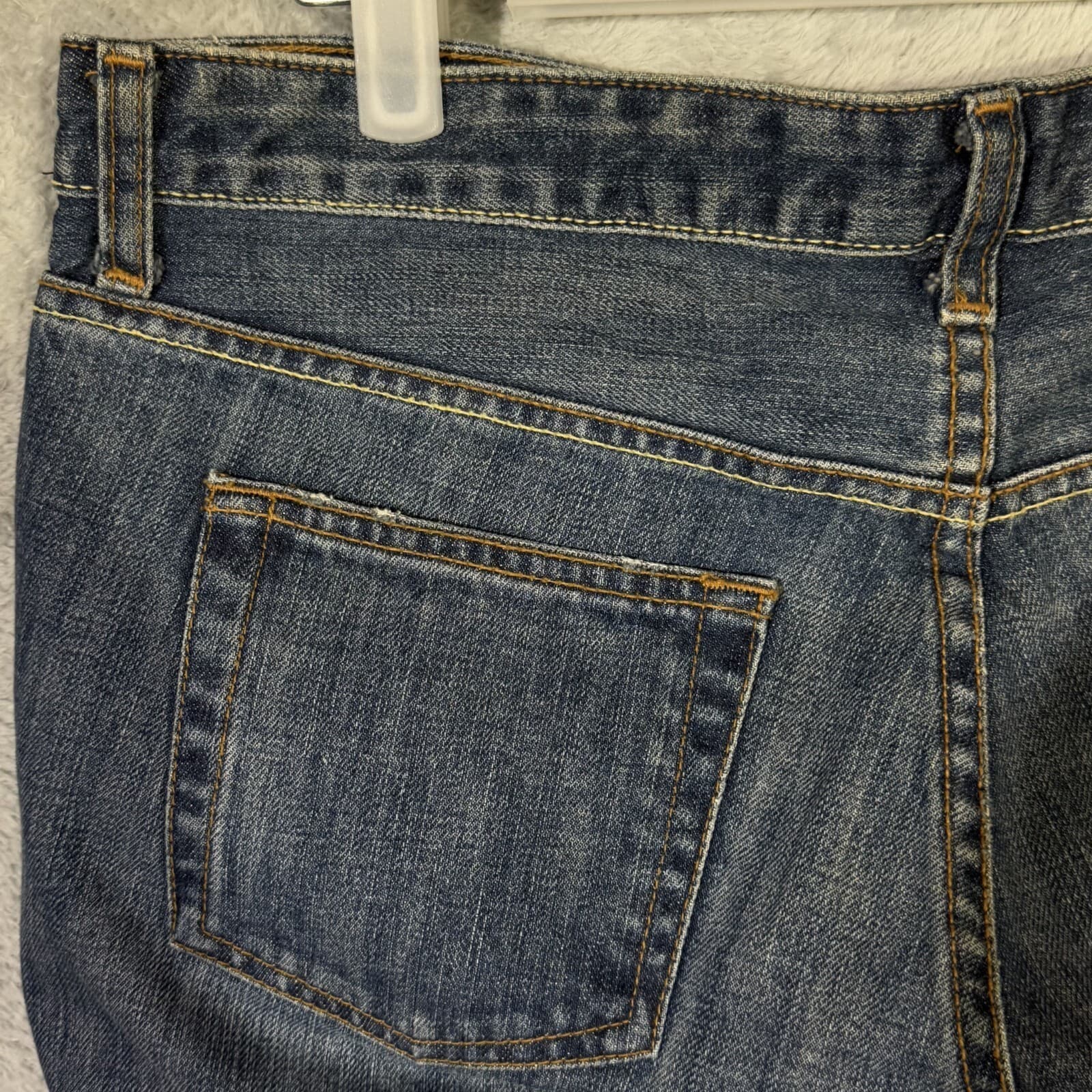 Polo Jeans Company Women’s Jeans 12x32 Blue Denim Mid-Rise Straight Leg - Thumbnail 6
