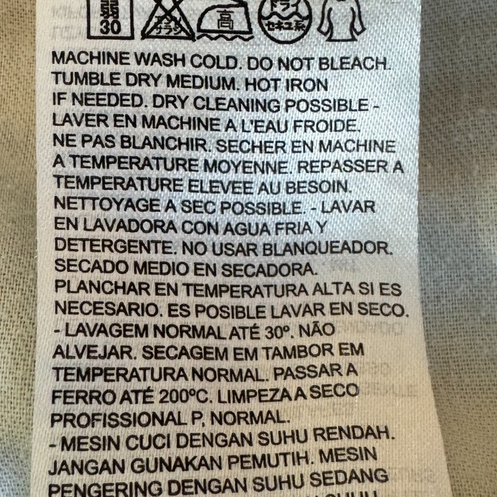 Levi’s 514 Men’s Jeans 36x30 Beige Denim 100% Cotton Mid-Rise Straight Leg - Thumbnail 12