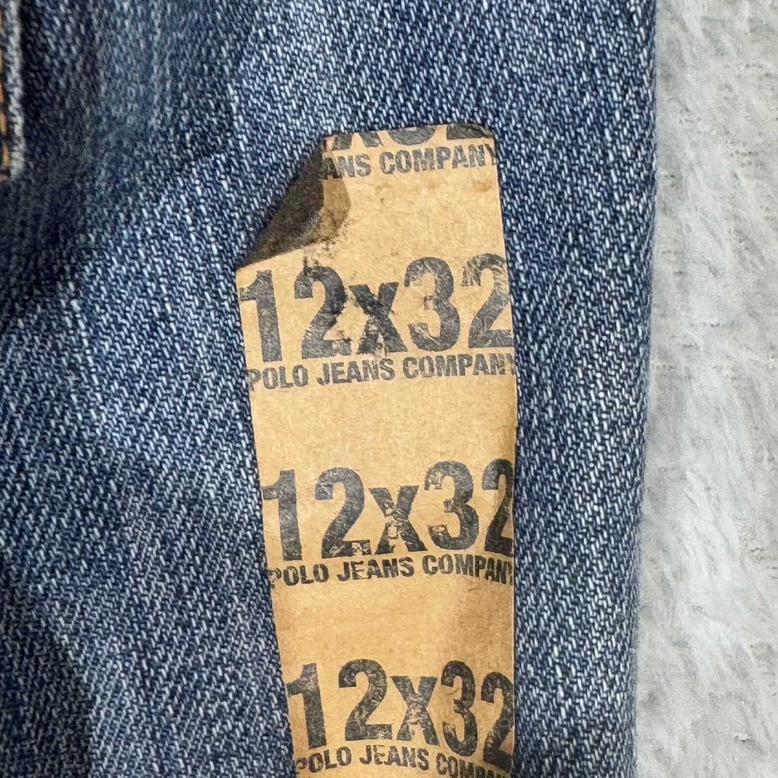 Polo Jeans Company Women’s Jeans 12x32 Blue Denim Mid-Rise Straight Leg - Thumbnail 11