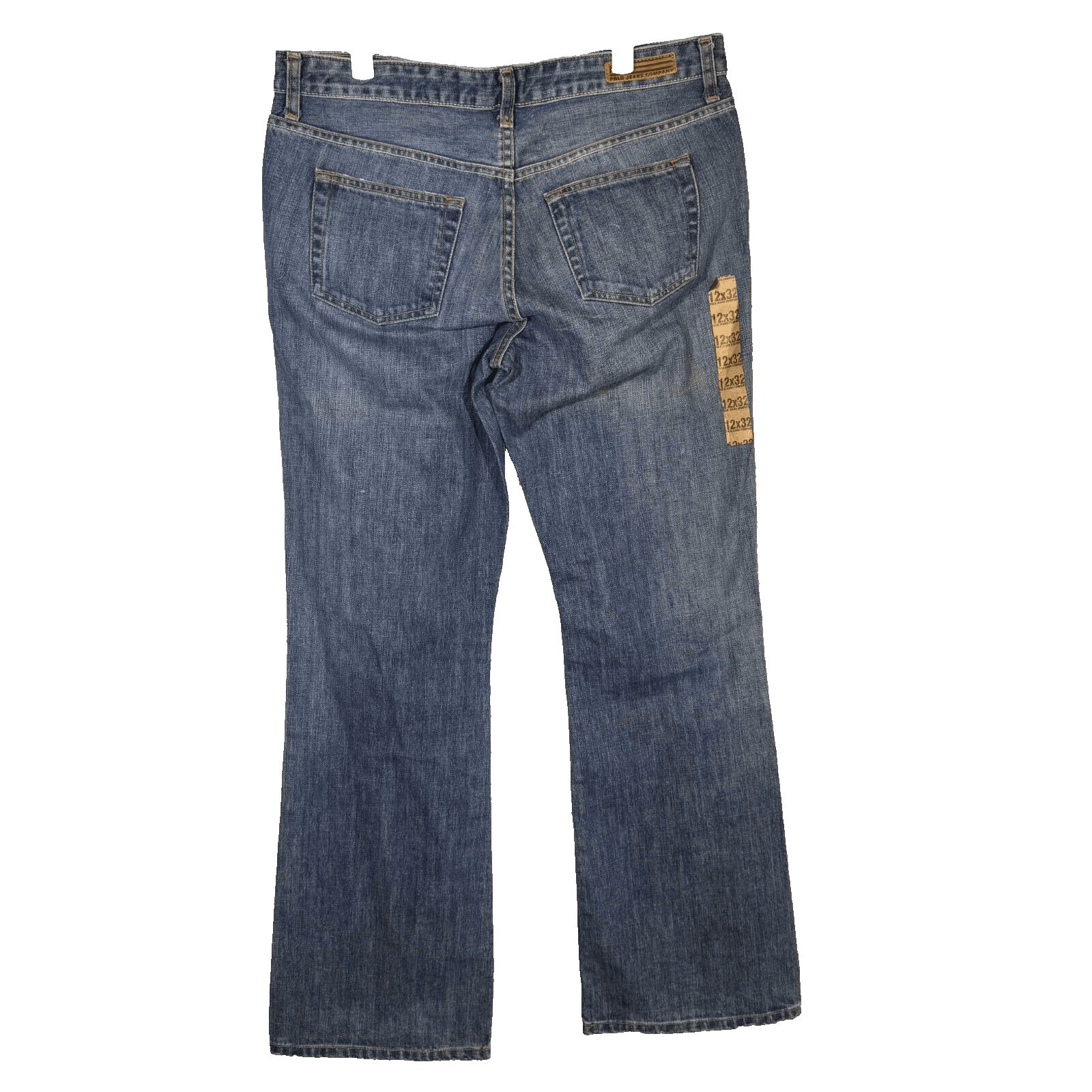 Polo Jeans Company Women’s Jeans 12x32 Blue Denim Mid-Rise Straight Leg - Thumbnail 2