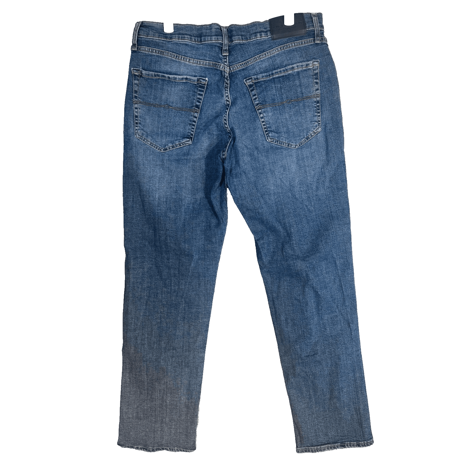 Lucky Brand 221 Straight Jeans Mens 34x30 Blue Medium Wash Denim Zip Fly - Thumbnail 7