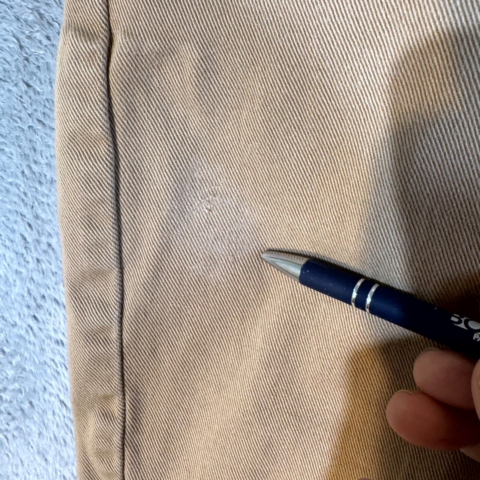 Levi’s 514 Men’s Jeans 36x32 Beige Denim Mid-Rise Straight Fit - Thumbnail 3