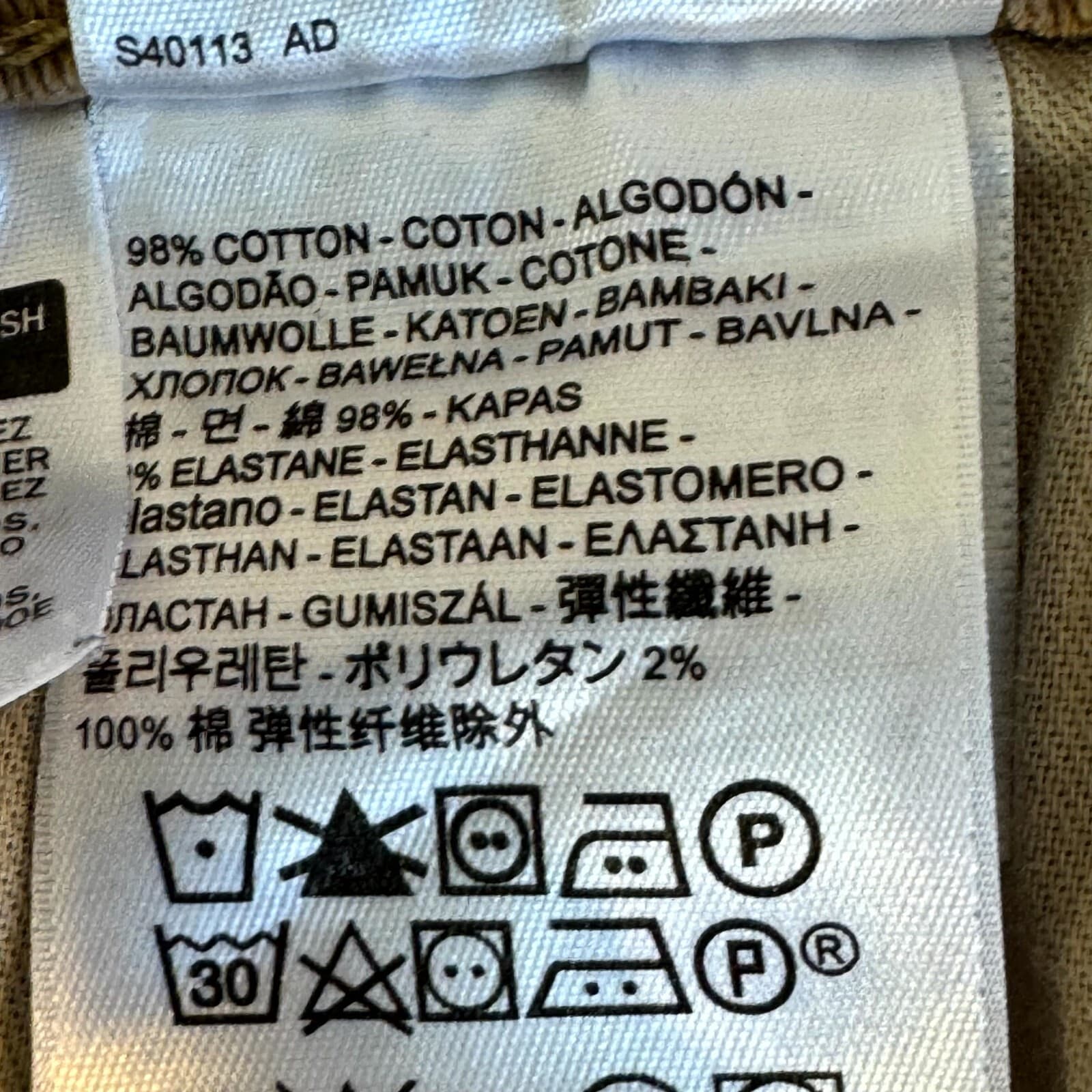 Levi’s 514 Men’s Jeans 36x32 Beige Denim Mid-Rise Straight Fit - Thumbnail 6