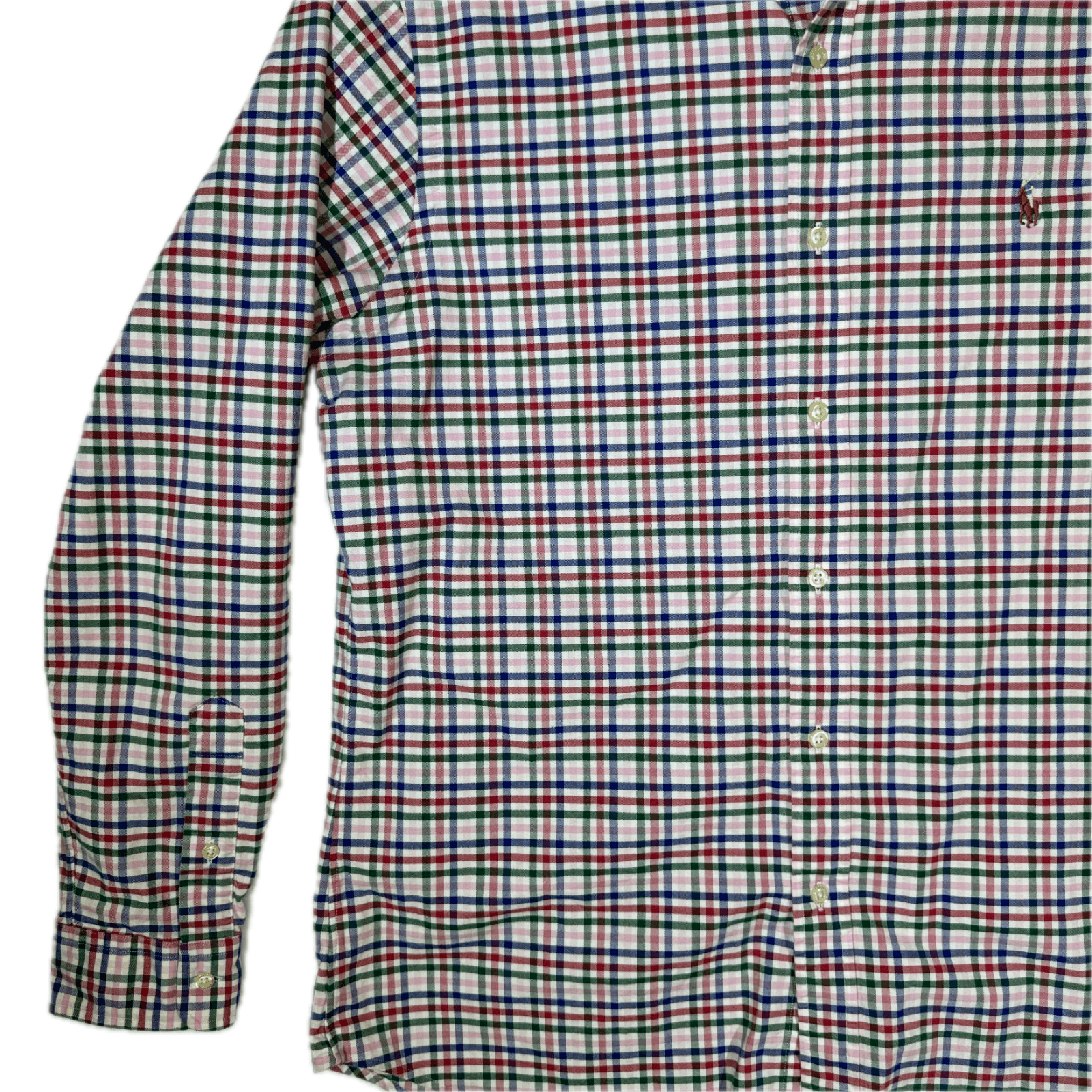 Ralph Lauren Polo Men’s XL Red & Black Plaid Cotton Shirt – Long‑Sleeve Casual - Thumbnail 4