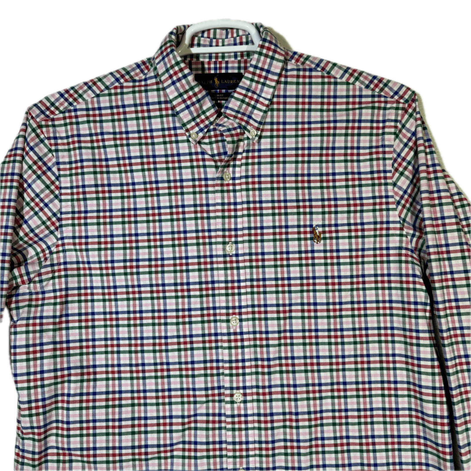 Ralph Lauren Polo Men’s XL Red & Black Plaid Cotton Shirt – Long‑Sleeve Casual - Thumbnail 5