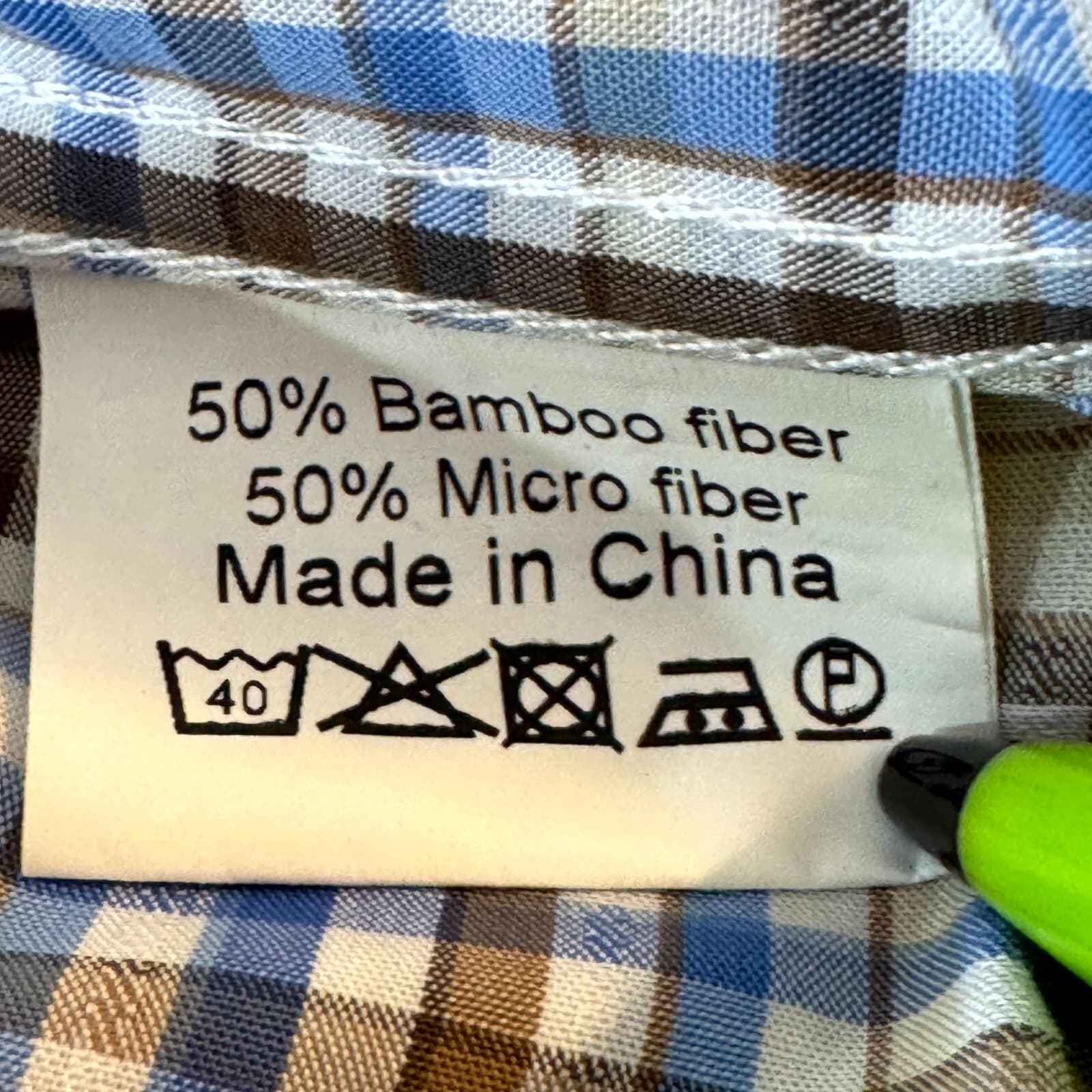 Moxie & Co Shirt Men Medium Blue Plaid Short Sleeve Button Down Casual - Thumbnail 15