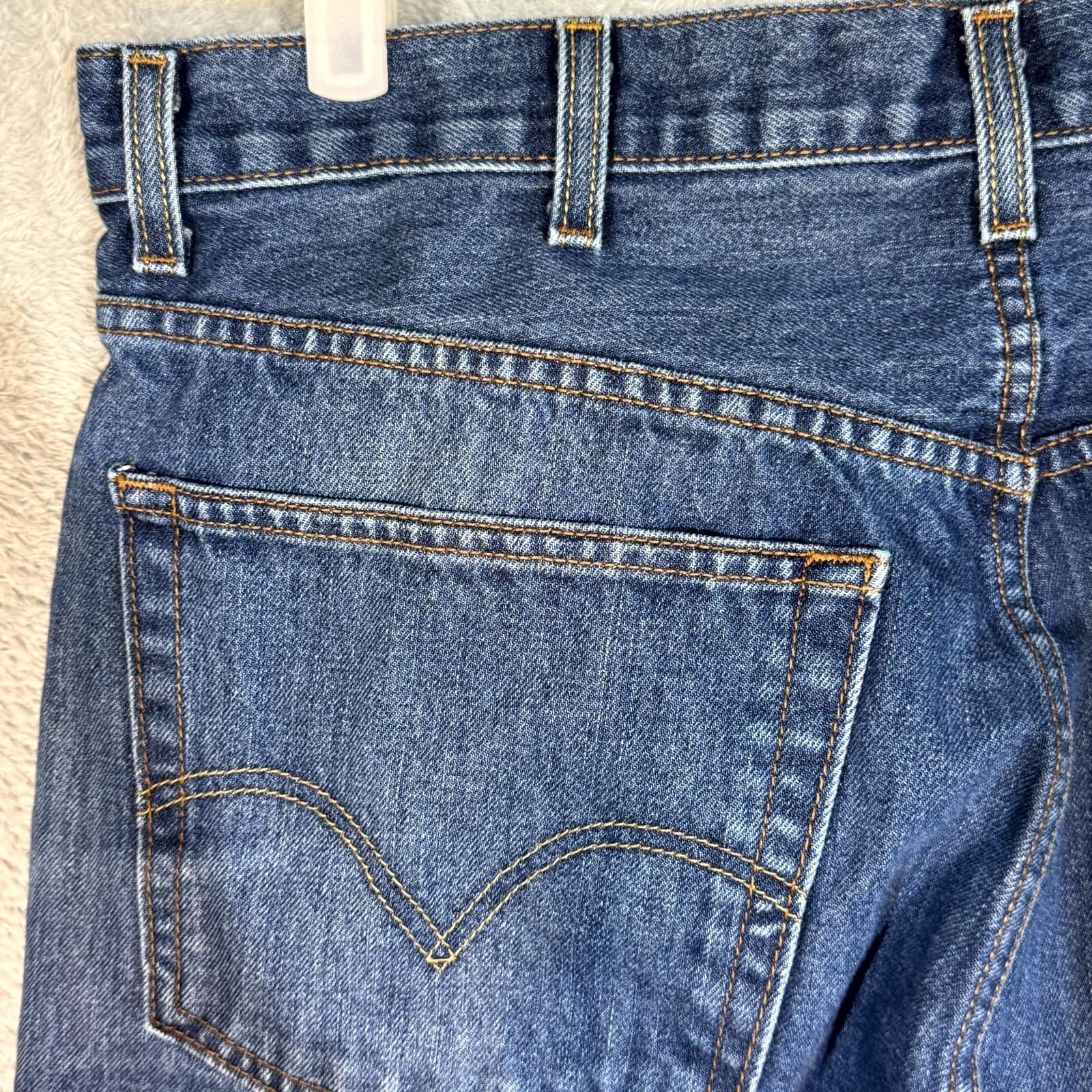 Vintage Levi’s 511 Men’s Jeans 32x32 Blue Denim Slim Fit Straight Leg - Thumbnail 6