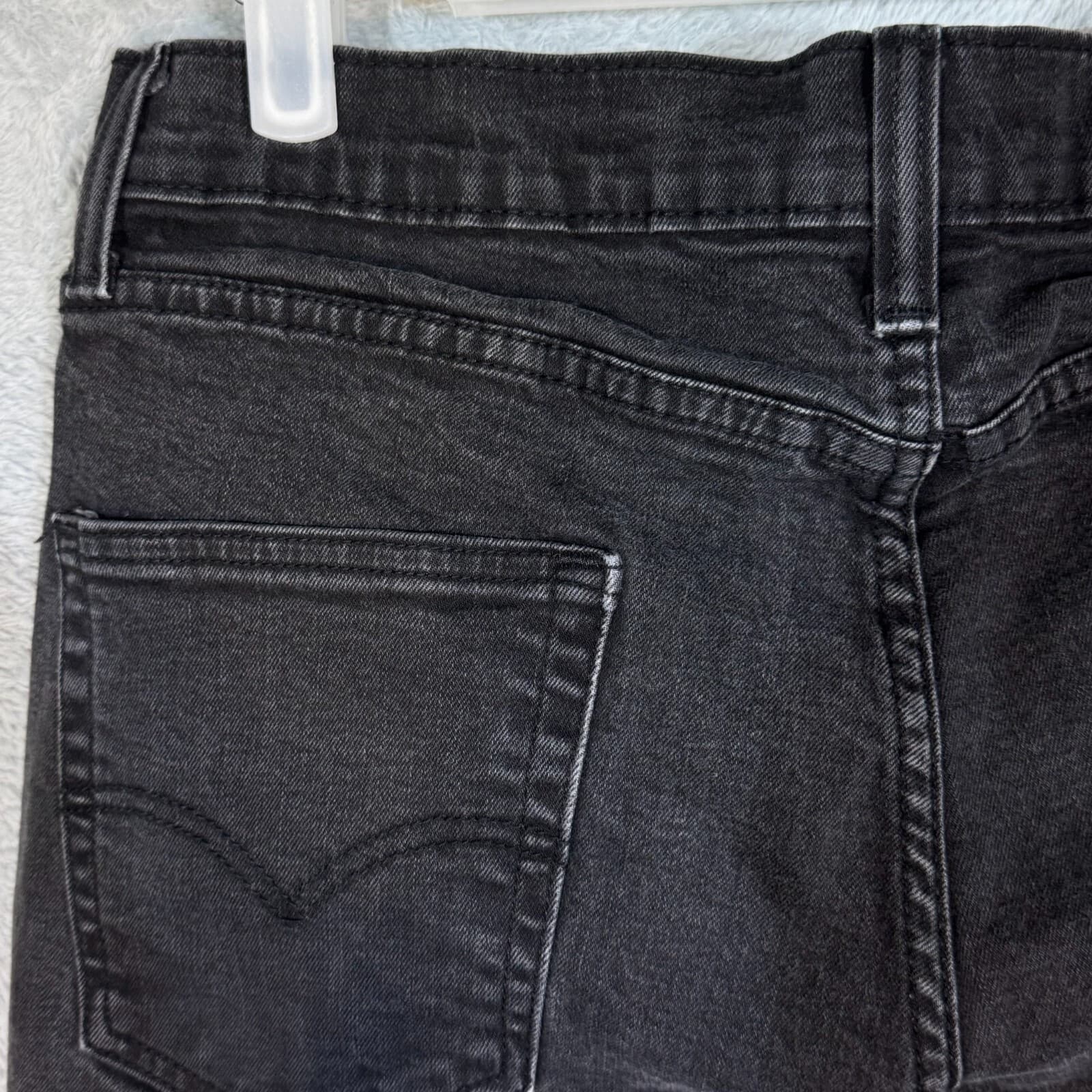 Levi’s 514 Men’s Jeans 33x30 Black Denim Mid-Rise Straight Leg - Thumbnail 6