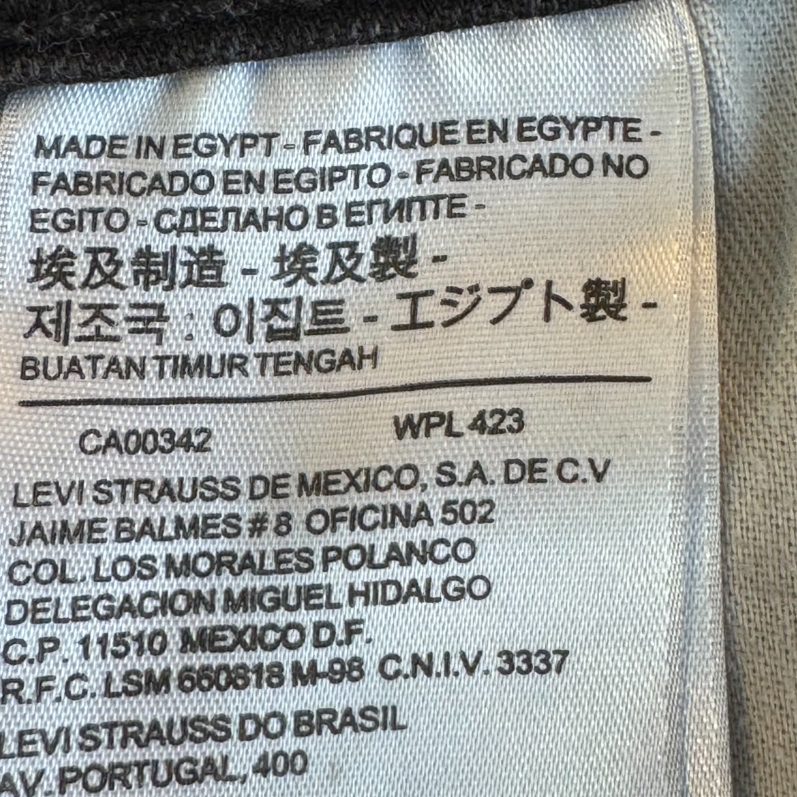 Levi’s 514 Men’s Jeans 33x30 Black Denim Mid-Rise Straight Leg - Thumbnail 12