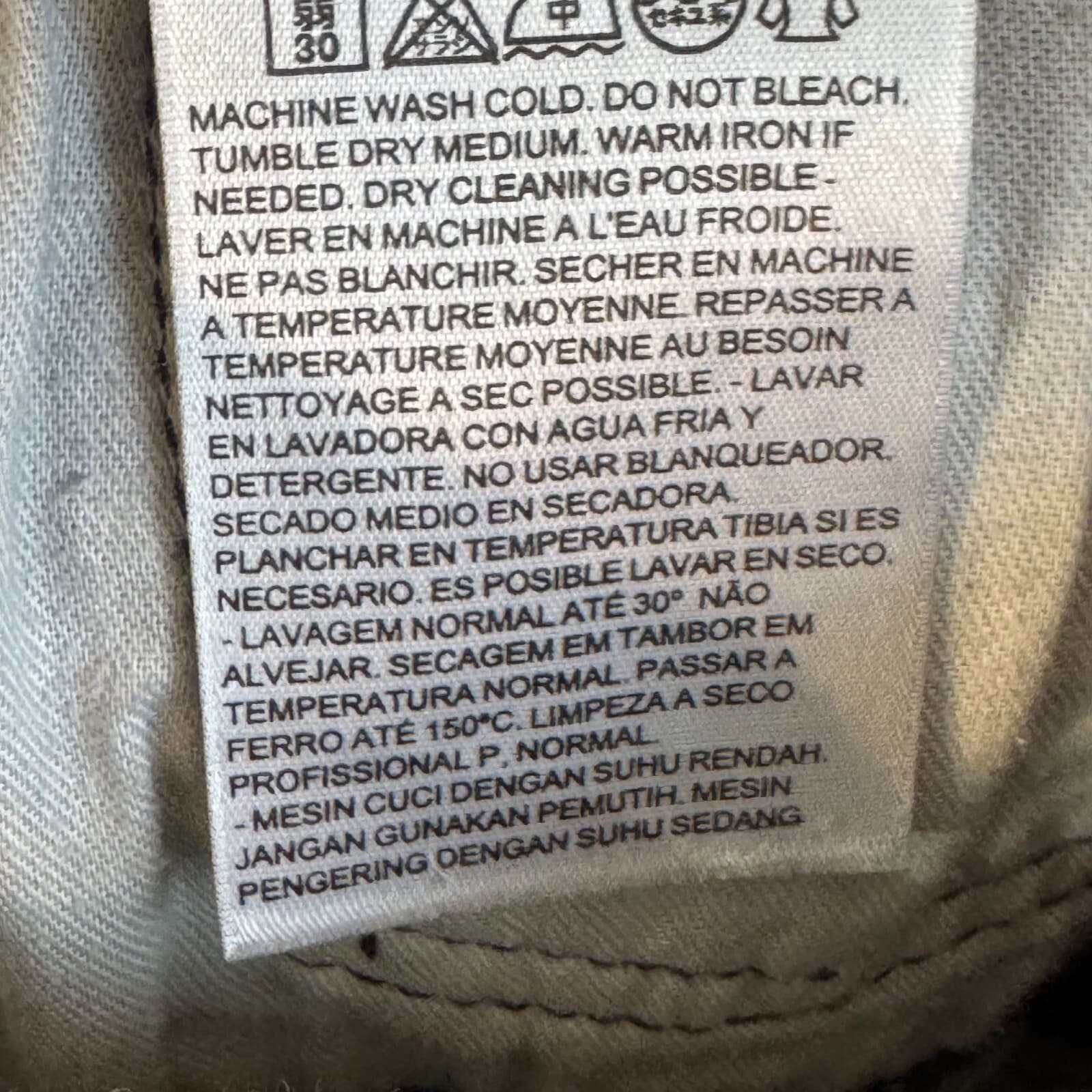 Levi’s 514 Men’s Jeans 33x30 Black Denim Mid-Rise Straight Leg - Thumbnail 14