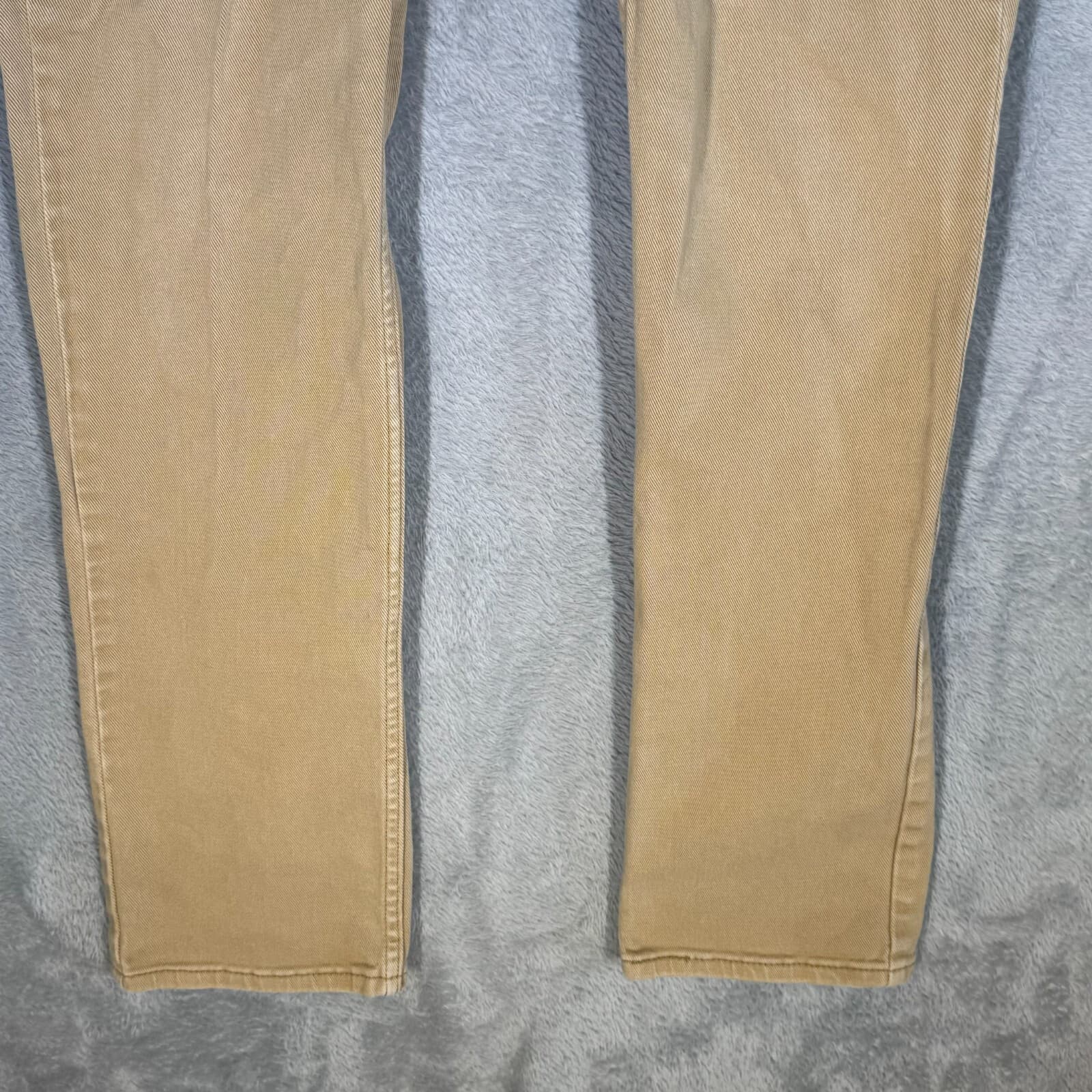 Levi’s 514 Men’s Jeans 32x32 Beige Denim 100% Cotton Mid-Rise Straight - Thumbnail 5