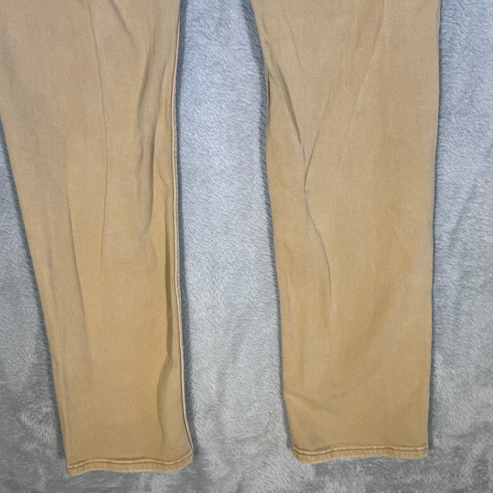 Levi’s 514 Men’s Jeans 32x32 Beige Denim 100% Cotton Mid-Rise Straight - Thumbnail 9