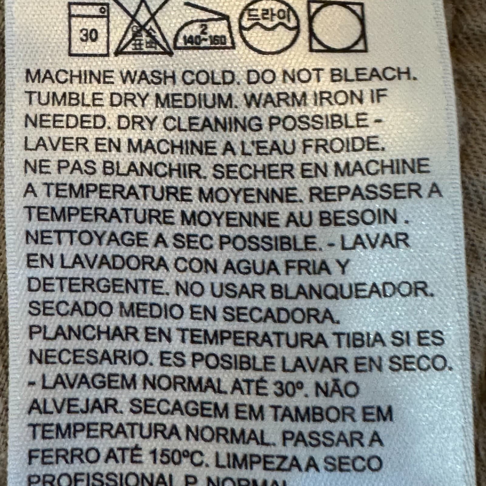 Levi’s 514 Men’s Jeans 32x32 Beige Denim 100% Cotton Mid-Rise Straight - Thumbnail 14