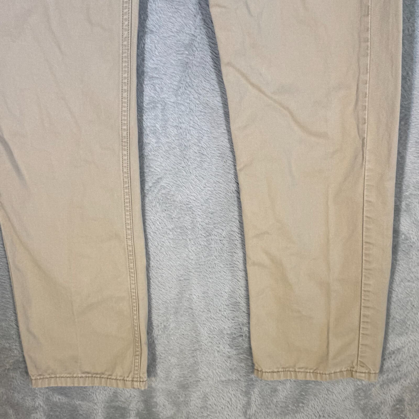 Levi’s 514 Men’s Jeans 31x32 Beige Denim Straight Fit Mid Rise - Thumbnail 5