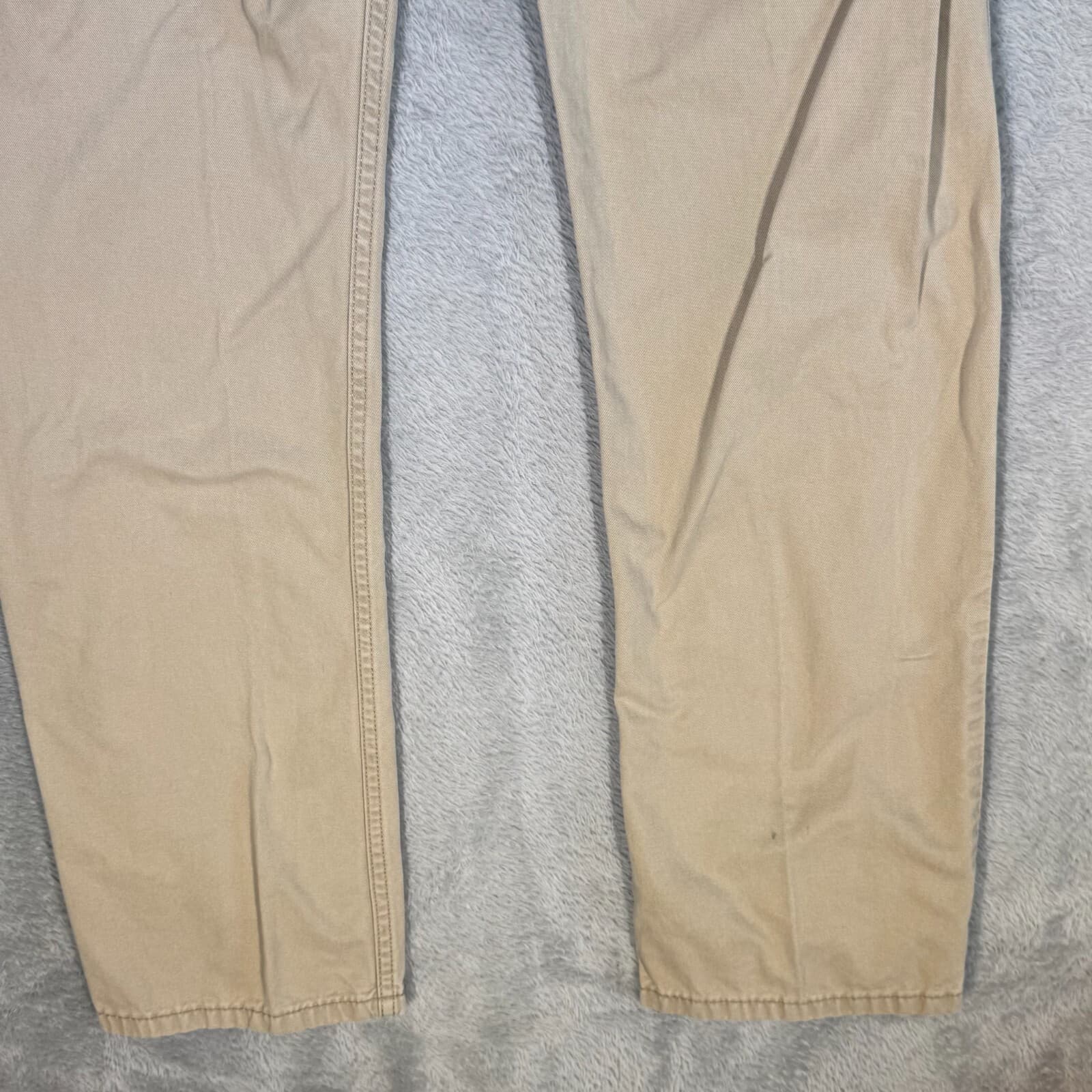 Levi’s 514 Men’s Jeans 31x32 Beige Denim Straight Fit Mid Rise - Thumbnail 9