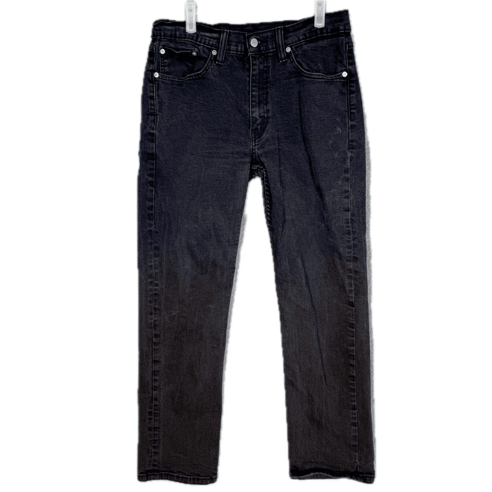 Levi’s 514 Men’s Jeans 33x30 Black Denim Mid-Rise Straight Leg - Image 1