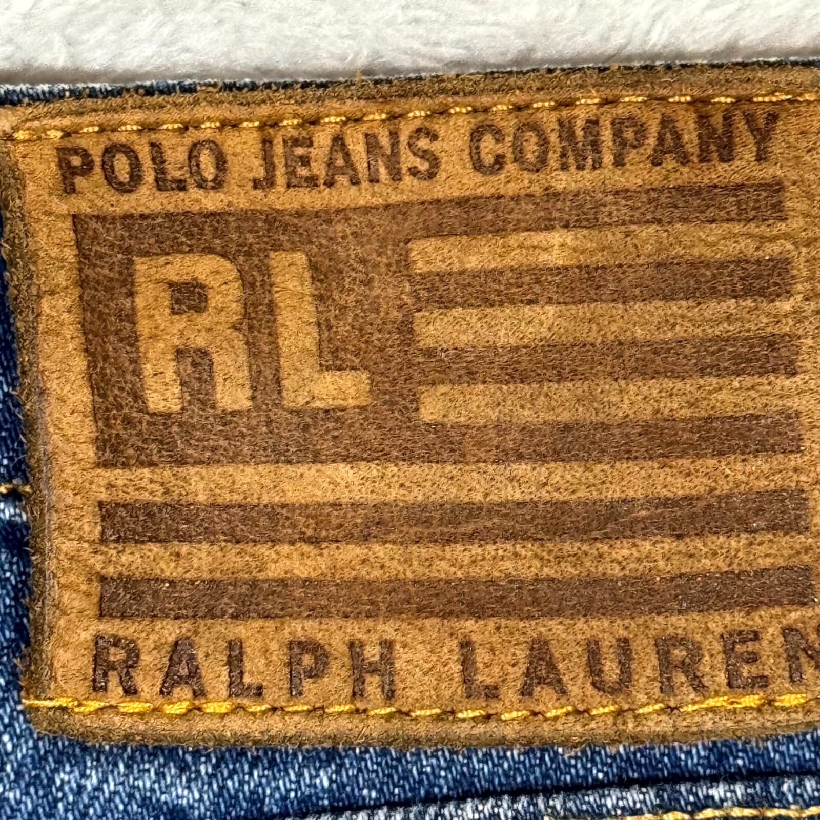 Ralph Lauren Polo Jeans Womens 12x31 Blue Denim High Rise Straight Leg Saturday - Thumbnail 11