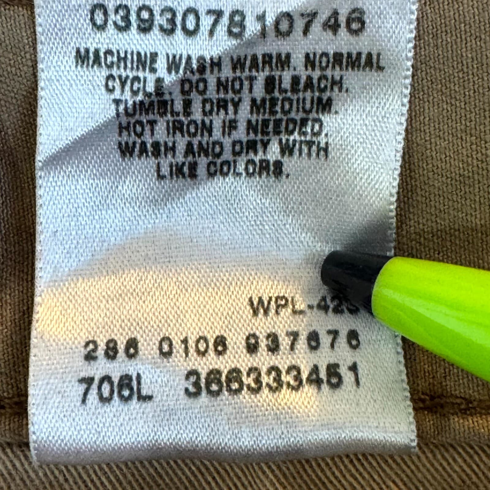 Levi’s Men’s Workwear Cargo Shorts 30 Brown 100% Cotton High-Rise Regular - Thumbnail 11