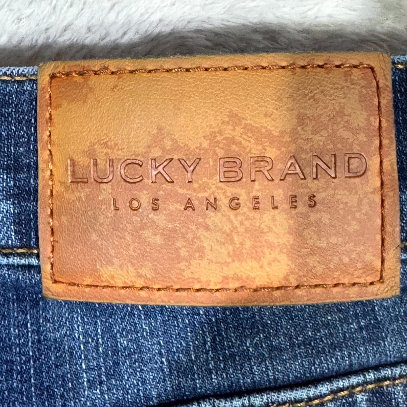 Lucky Brand 121 Men’s Jeans 36x30 Blue Denim Stretch Slim Straight - Thumbnail 10