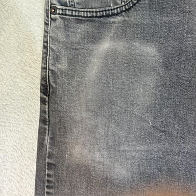 Levis 512 Jeans Mens 30x30 (30x28) Charcoal Slim Tapered Stretch Denim Faded - Thumbnail 5