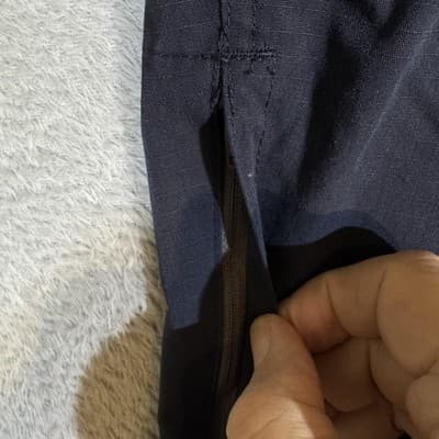 Carhartt Pants Mens 34x29 Navy Ripstop Workwear Utility Cargo Pockets Zipper - Thumbnail 5