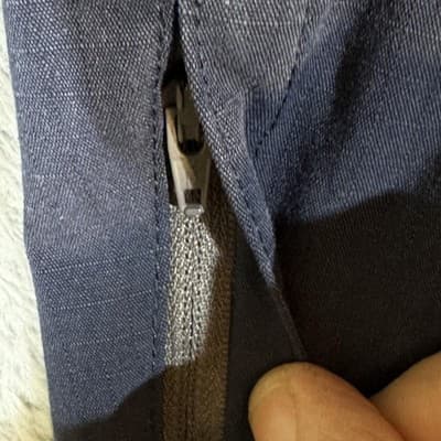 Carhartt Pants Mens 34x34 Navy Blue Ripstop Relaxed Fit Work Utility Pockets - Thumbnail 4