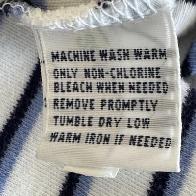 Polo Ralph Lauren Polo Shirt Mens Large White Blue Striped Pony Logo Cotton - Thumbnail 14