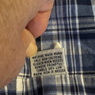 Ralph Lauren Shirt Mens Large Blue Plaid Button Down Short Sleeve Polo Pony - Thumbnail 14