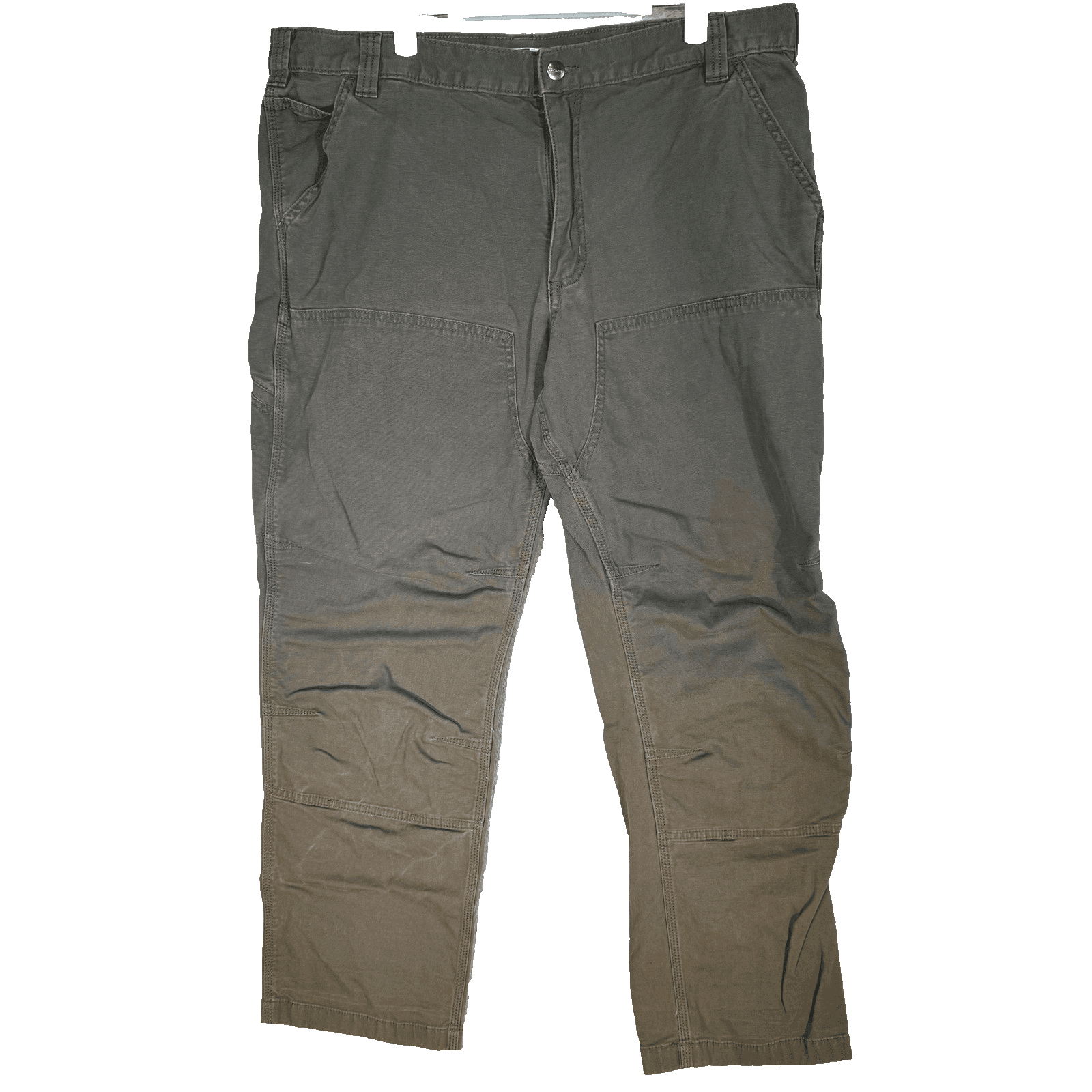 Carhartt Pants Mens 40x31 Green Rugged Flex Relaxed Double Front Carpenter - Image 1