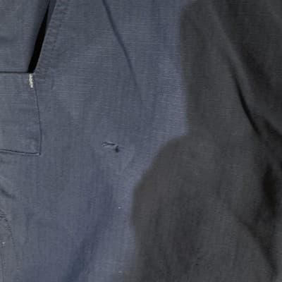 Carhartt Pants Mens 34x29 Navy Ripstop Workwear Utility Cargo Pockets Zipper - Thumbnail 3