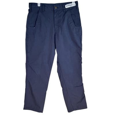 Carhartt Pants Mens 29x28 Navy Ripstop Relaxed Fit Workwear Utility Pockets - Image 1