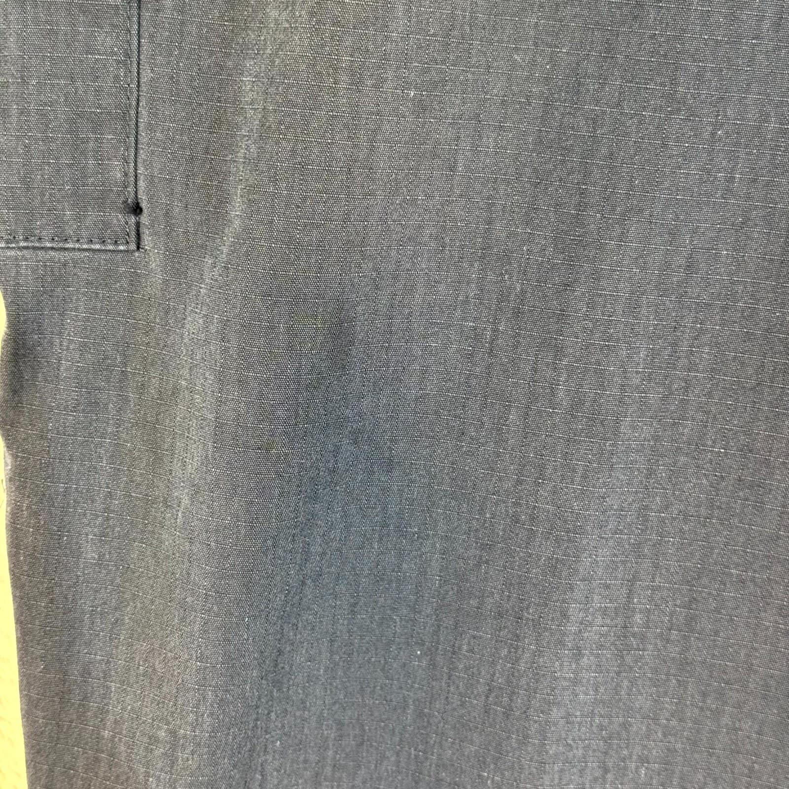 Carhartt Men's Carpenter 74533-20 Pants 34 X 29 Navy Ripstop Relaxed Fit M1751 - Thumbnail 3